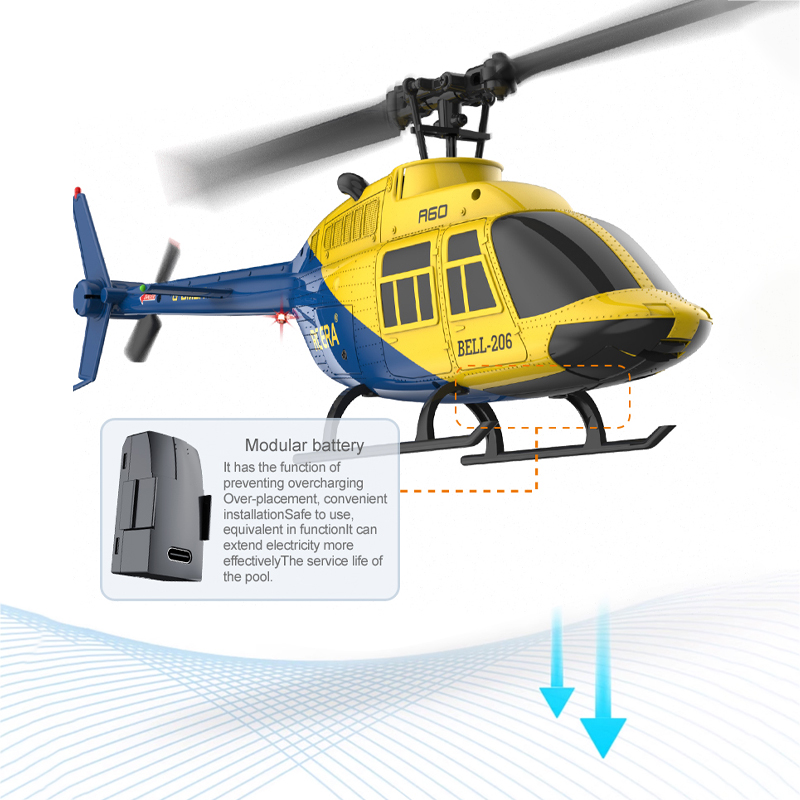 A60 RC Helicopter 2.4G 6-Aixs  - Rc Helicopter Large recension och pris