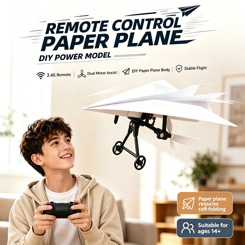 RC Paper Airplane DIY Plane Ki - Rc Helicopter Remote Control recension och pris