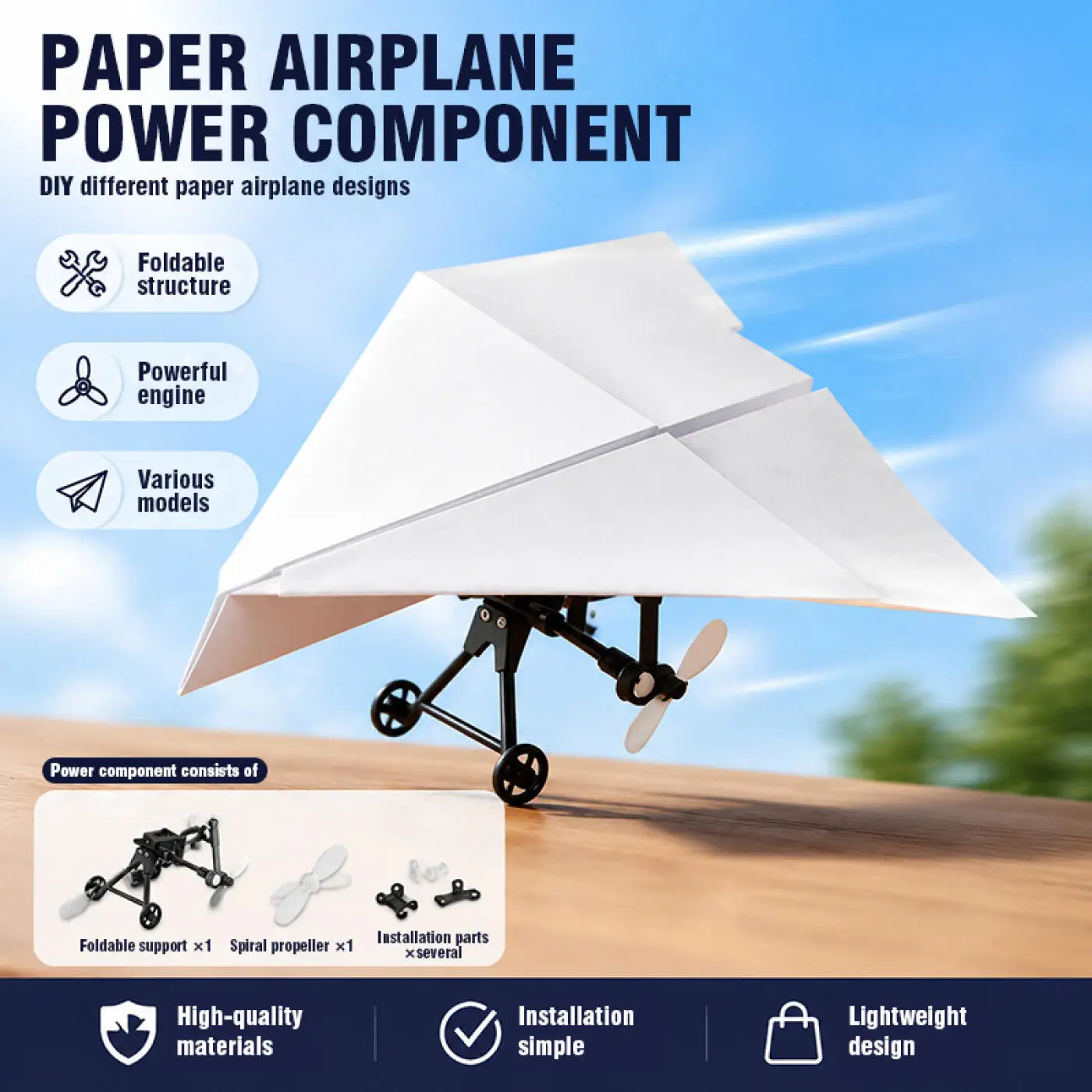 RC Paper Airplane DIY Plane Ki - Rc Helicopter Remote Control recension och pris