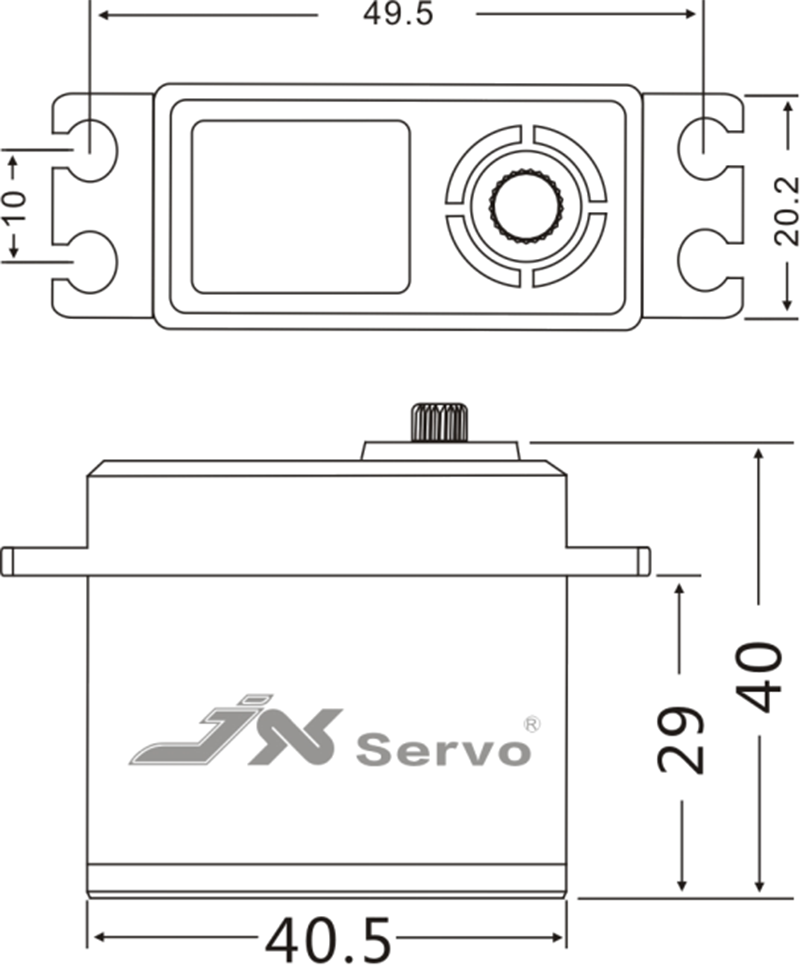 JX Servo CLS-6322HV 22KG High  - Rc Helicopter Servo recension och pris