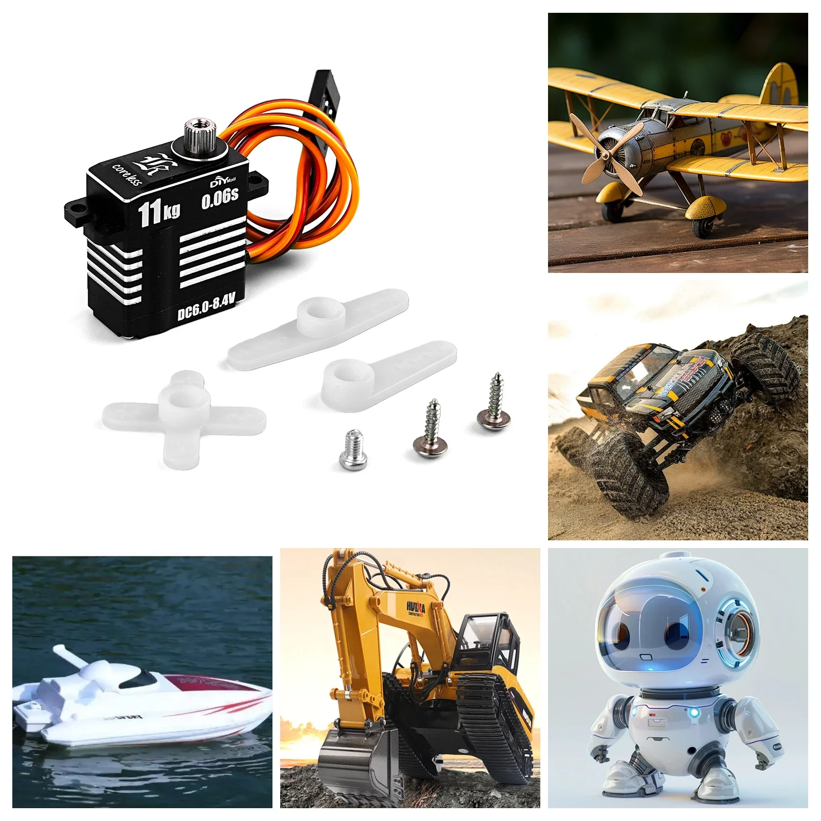 H-11 11KG Micro Digital Servo  - Rc Helicopter Servo recension och pris
