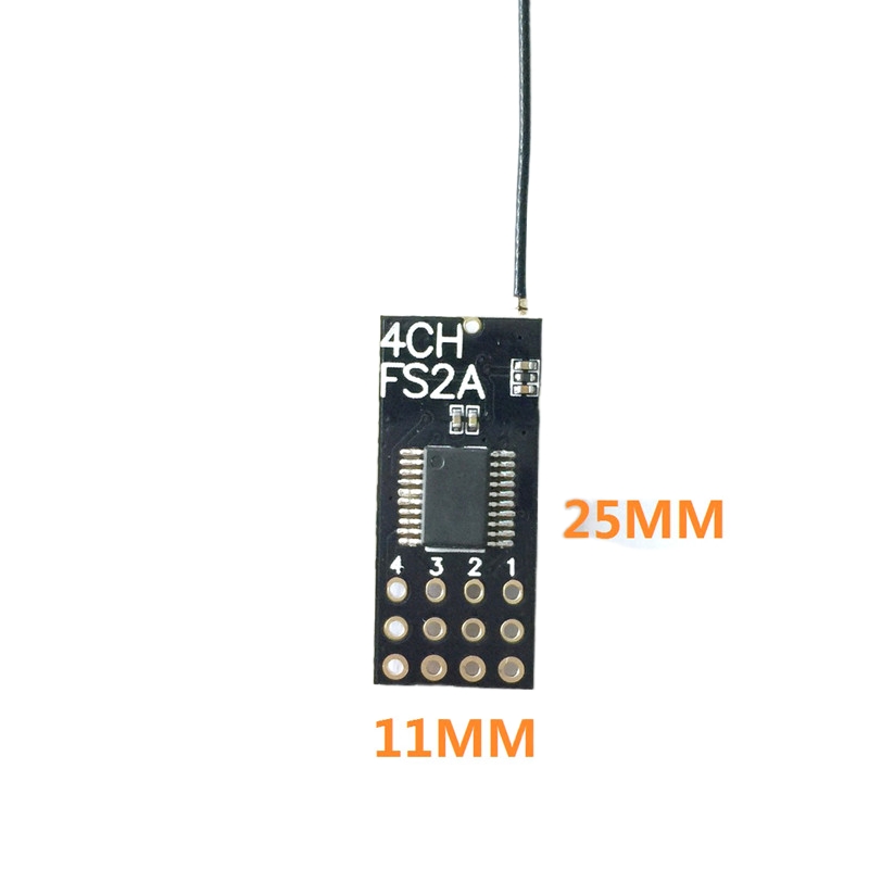 Flysky FS2A Mini Receiver 4CH  - Rc Helicopter Remote Control recension och pris