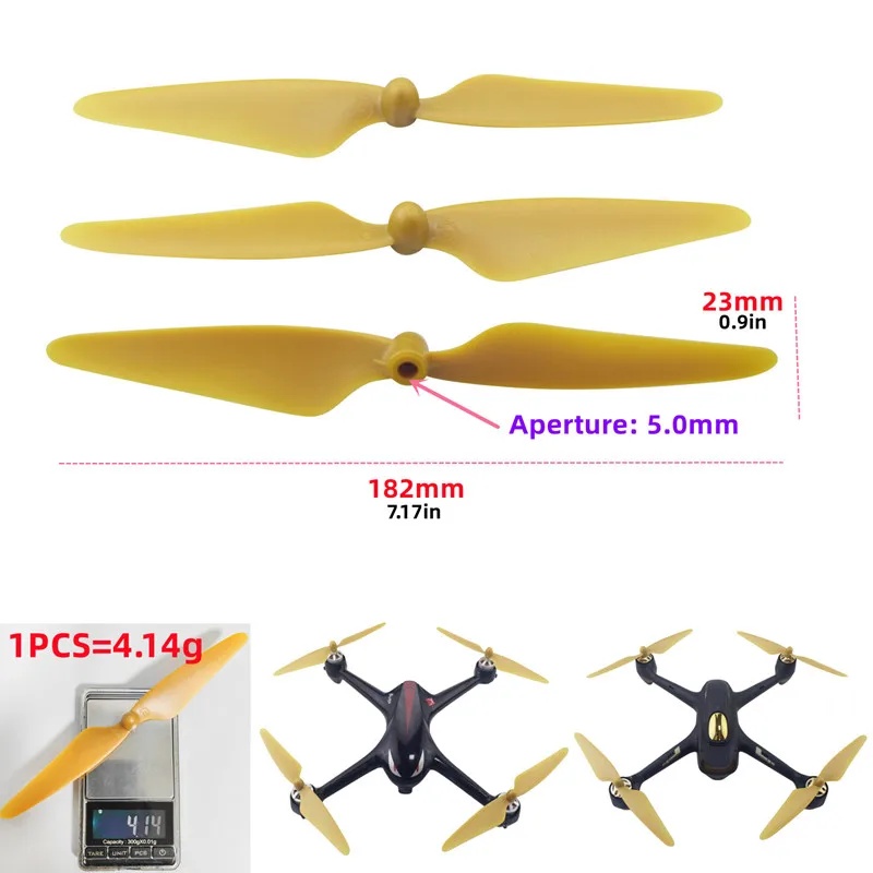 4PCS Crash Resistant CW CCW Pr - Eachine Drone E58 recension och pris