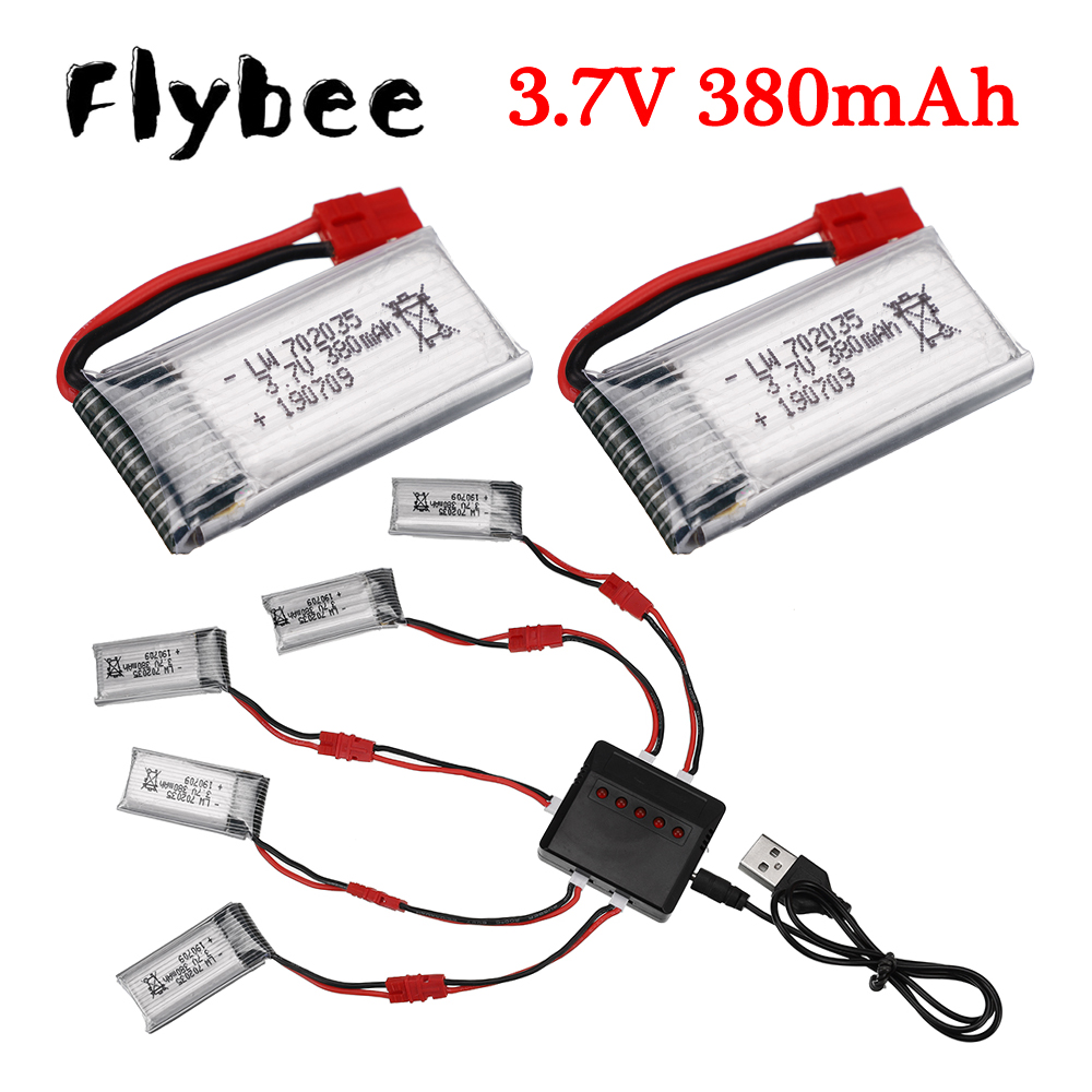 3.7V 380mAh Lipo Battery With  - Rc Helicopter Charger recension och pris