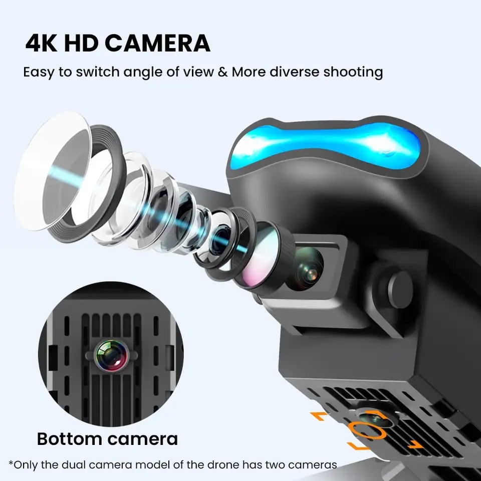 New Mini drone E99 4K WIFI HD  - Rc Helicopter Gas recension och pris