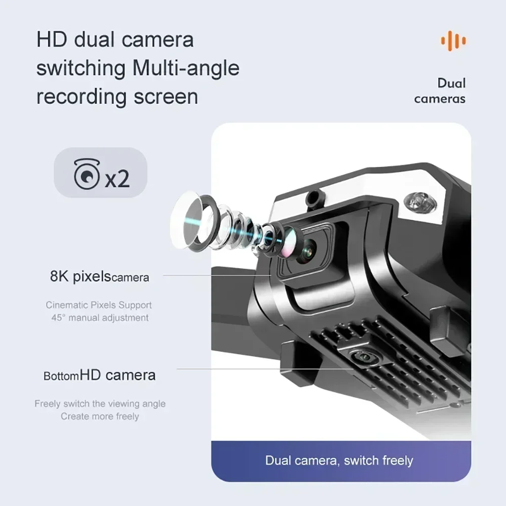 G6 pro Drone with 8K Dual Came - Rc Helicopter Case recension och pris