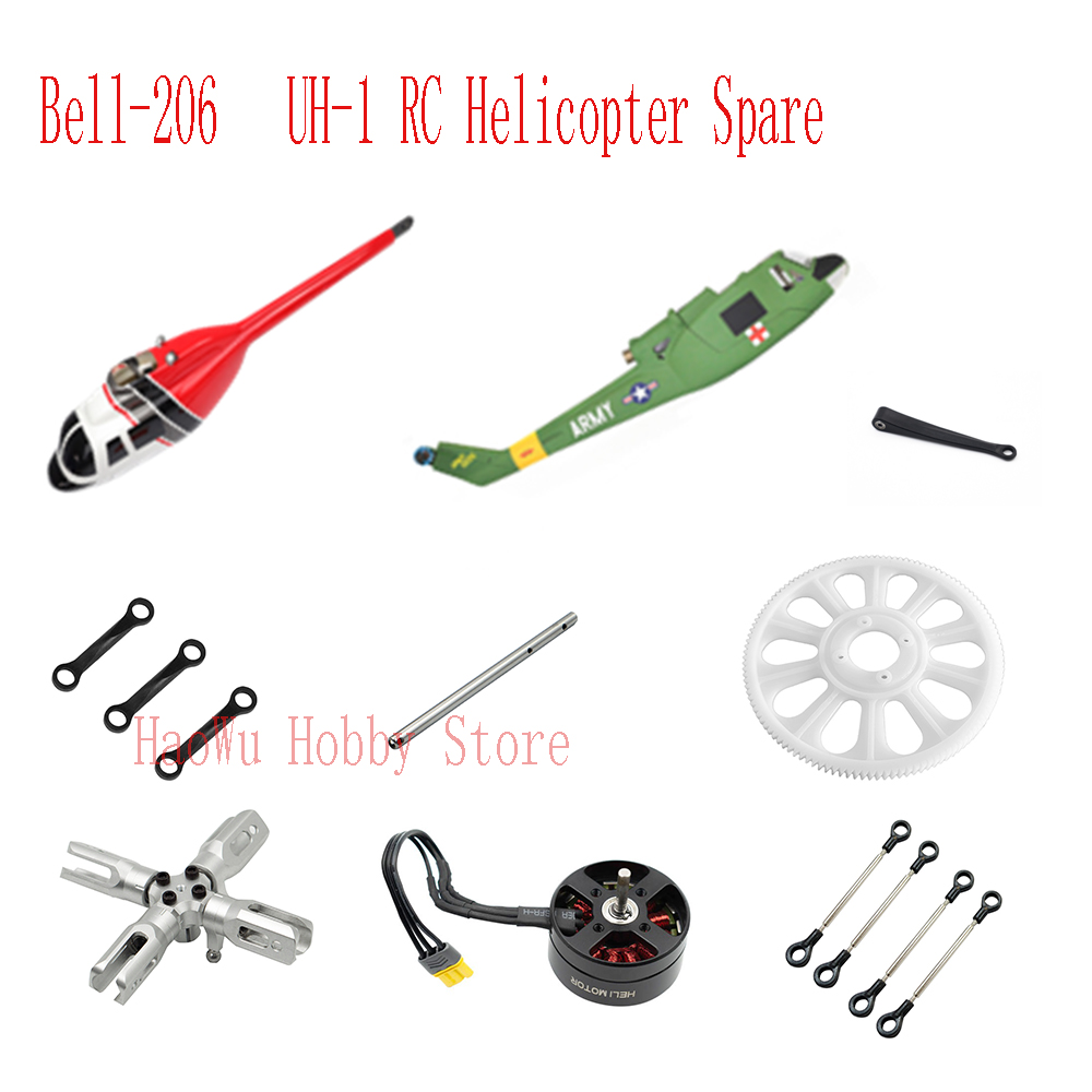 Flywing bell206 UH1 Bell-206 U - Rc Helicopter Large recension och pris